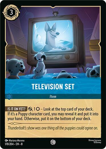 Television Set 178/204 card from Reign of Jafar