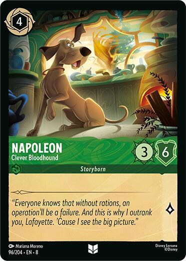 Napoleon - Clever Bloodhound 96/204 card from Reign of Jafar