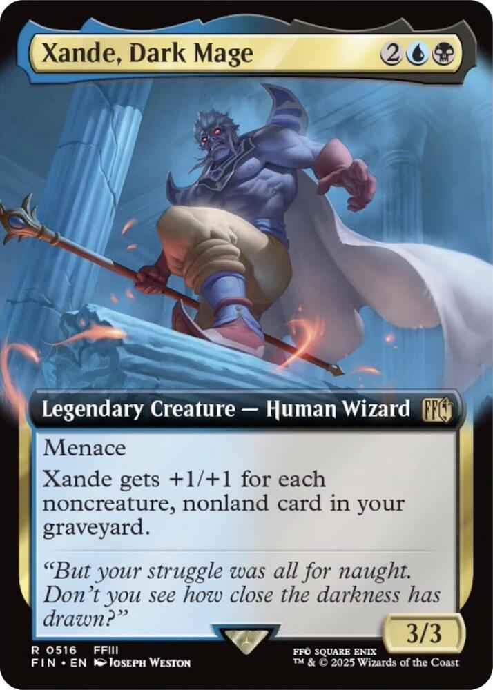 Xande, Dark Mage (Extended Art) 516 card from FINAL FANTASY