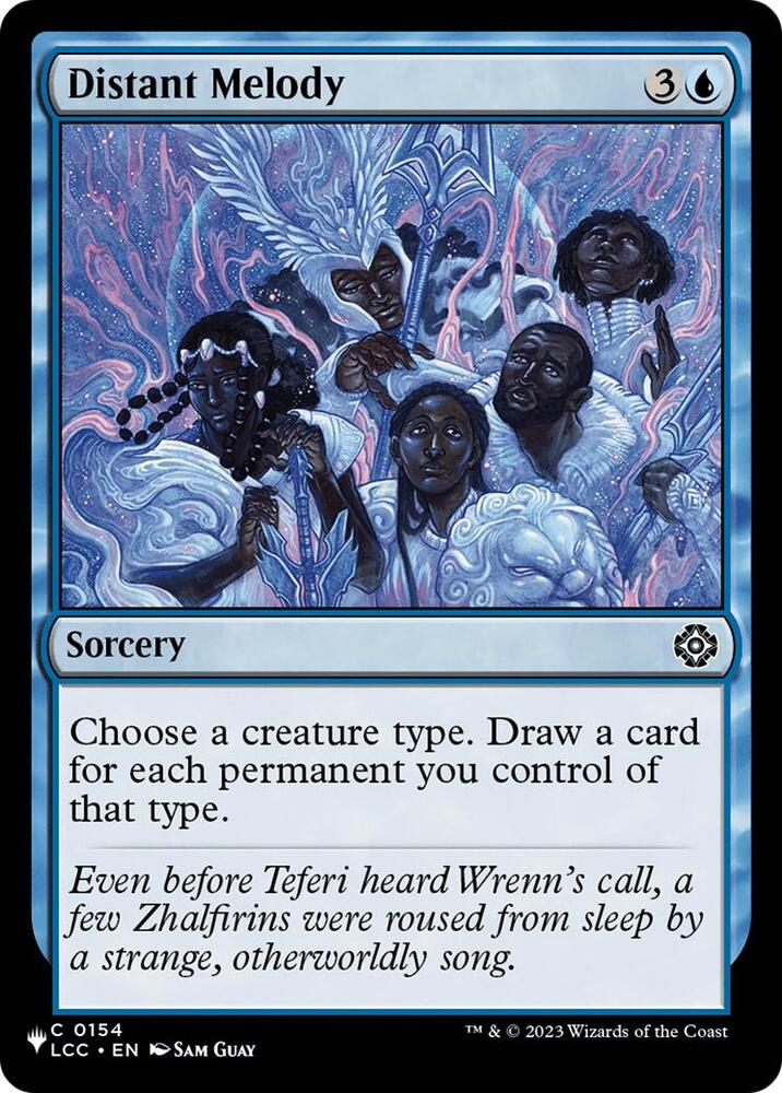Distant Melody 154 card from The List Reprints