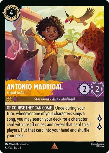 Antonio Madrigal - Friend to All 5/204 card from Reign of Jafar