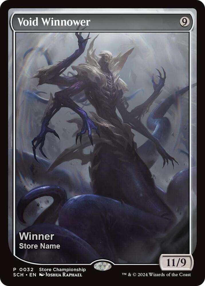 Void Winnower (Winner) 32 card from Game Day & Store Championship Promos