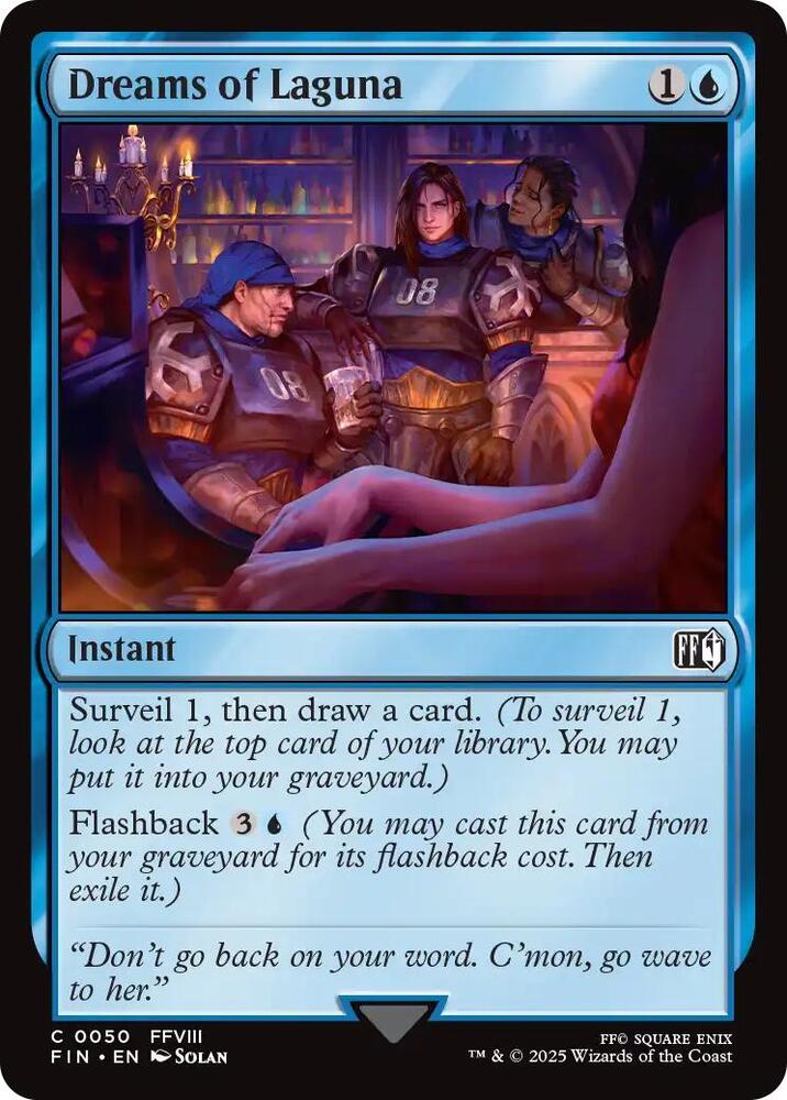 Dreams of Laguna 50 card from FINAL FANTASY