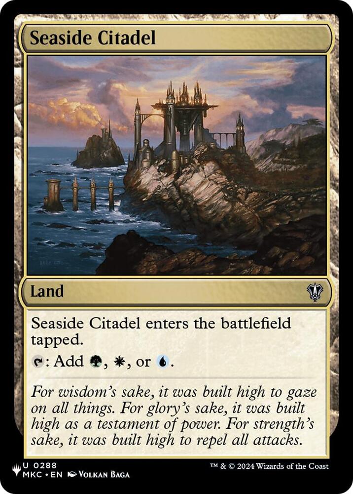 Seaside Citadel (MKC) 288 card from The List Reprints