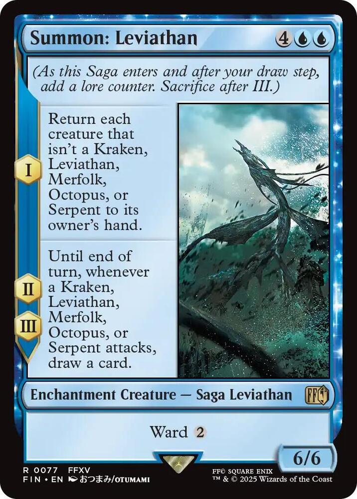 Summon: Leviathan 77 card from FINAL FANTASY