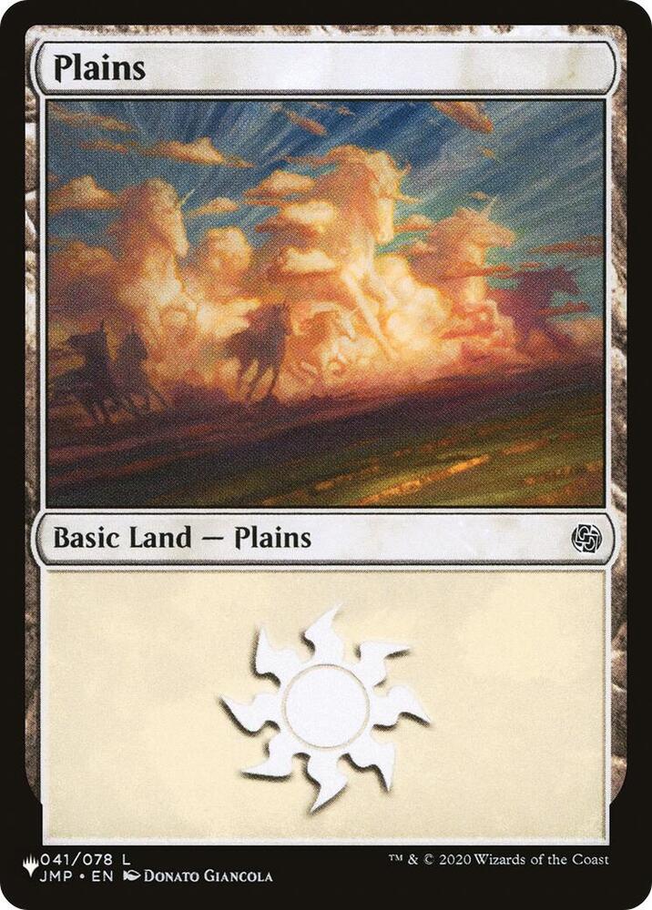 Plains (041) (JMP) 041/078 card from The List Reprints