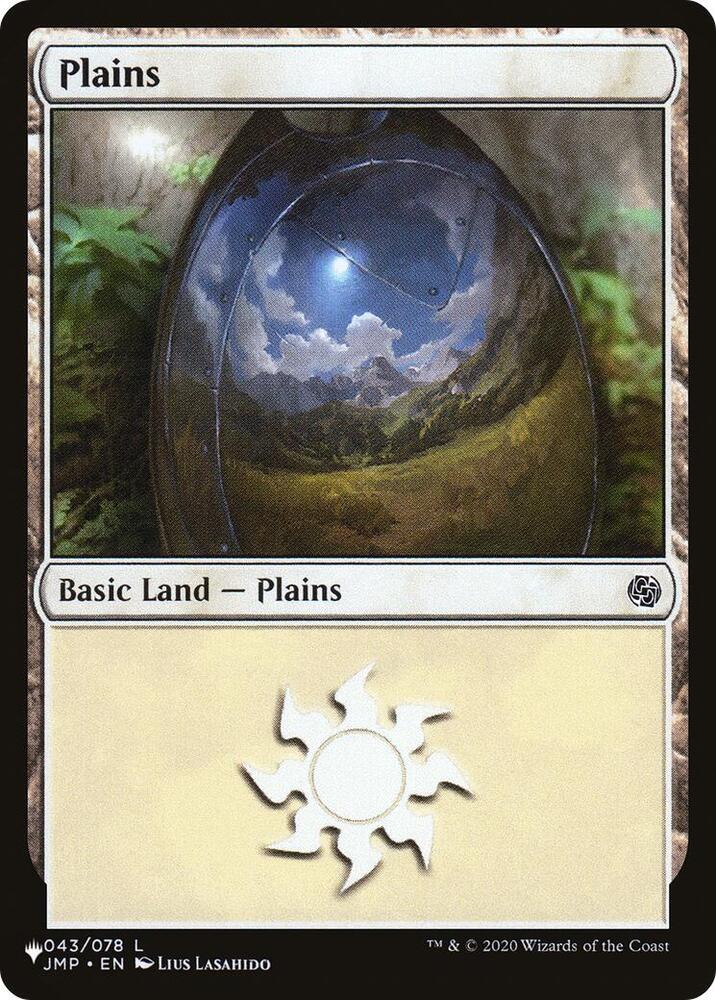 Plains (043) (JMP) 043/078 card from The List Reprints