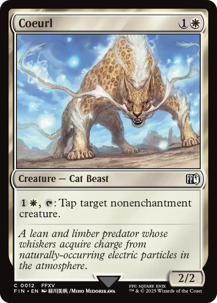 Coeurl 12 card from FINAL FANTASY