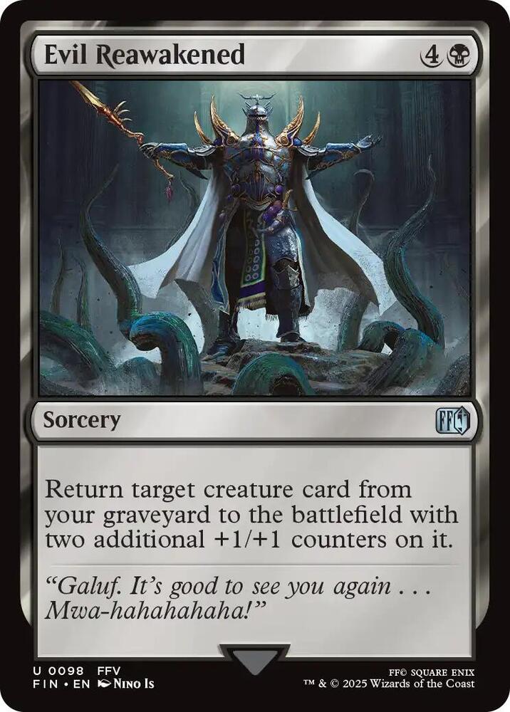 Evil Reawakened 98 card from FINAL FANTASY