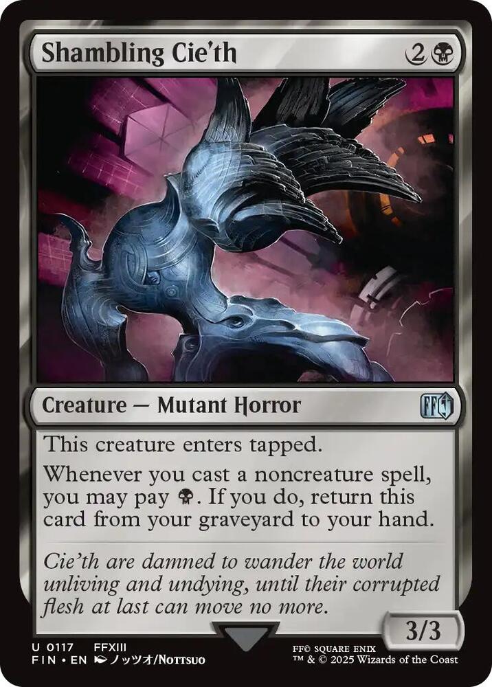 Shambling Cie'th 117 card from FINAL FANTASY