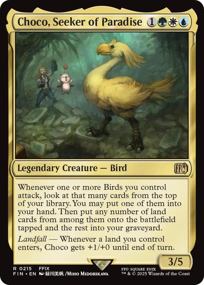 Choco, Seeker of Paradise 215 card from FINAL FANTASY