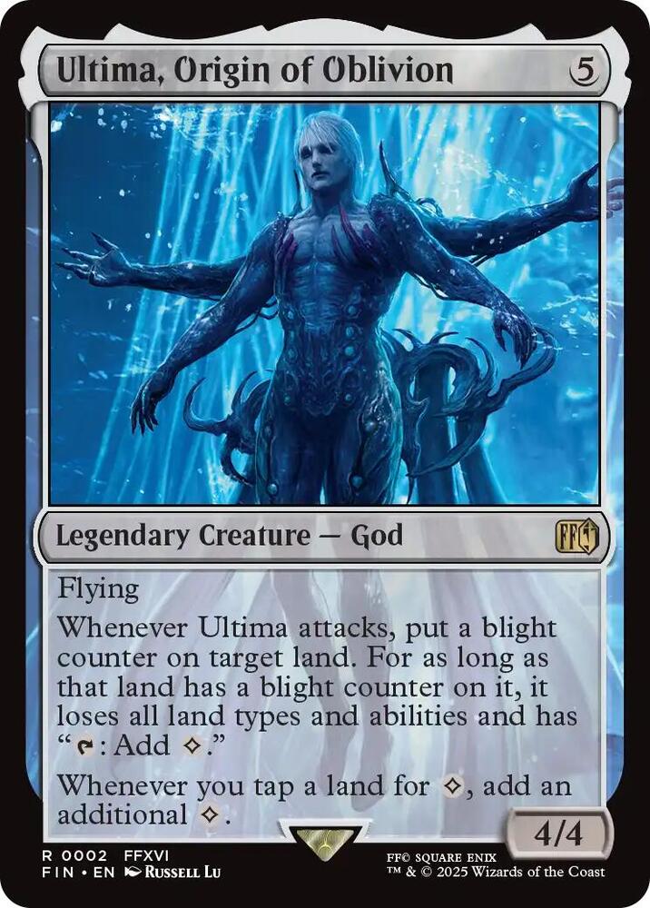Ultima, Origin of Oblivion 2 card from FINAL FANTASY