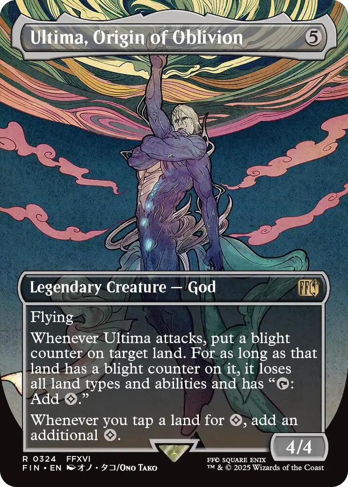 Ultima, Origin of Oblivion (Borderless) 324 card from FINAL FANTASY