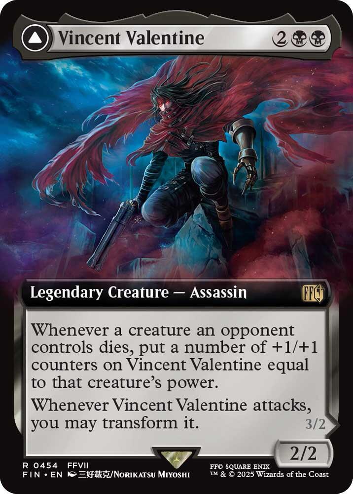 Vincent Valentine (Extended Art) 454 card from FINAL FANTASY