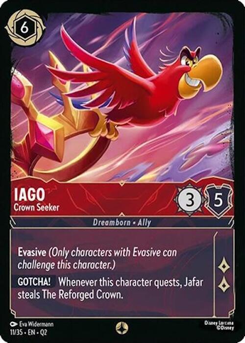Iago - Crown Seeker 11/35 card from Illumineer's Quest: Palace Heist