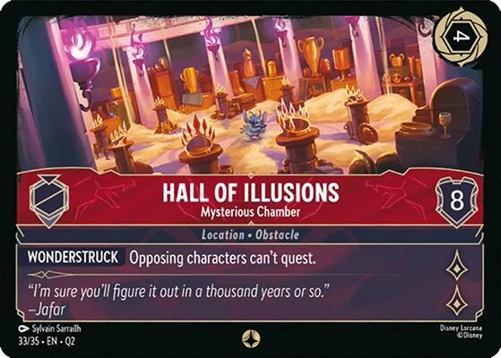 Hall of Illusions - Mysterious Chamber 33/35 card from Illumineer's Quest: Palace Heist
