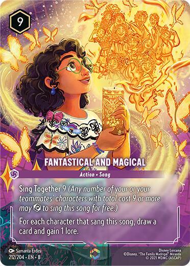 Fantastical and Magical (Enchanted) 212/204 card from Reign of Jafar