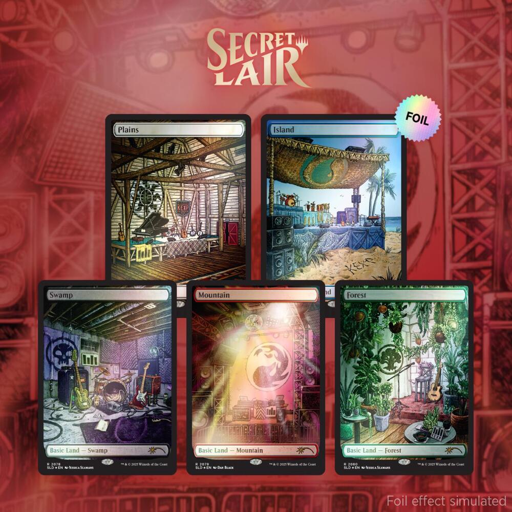 Secret Lair Drop: KEXP: Where the Music Matters - Rainbow Foil Edition card from Secret Lair Drop Series