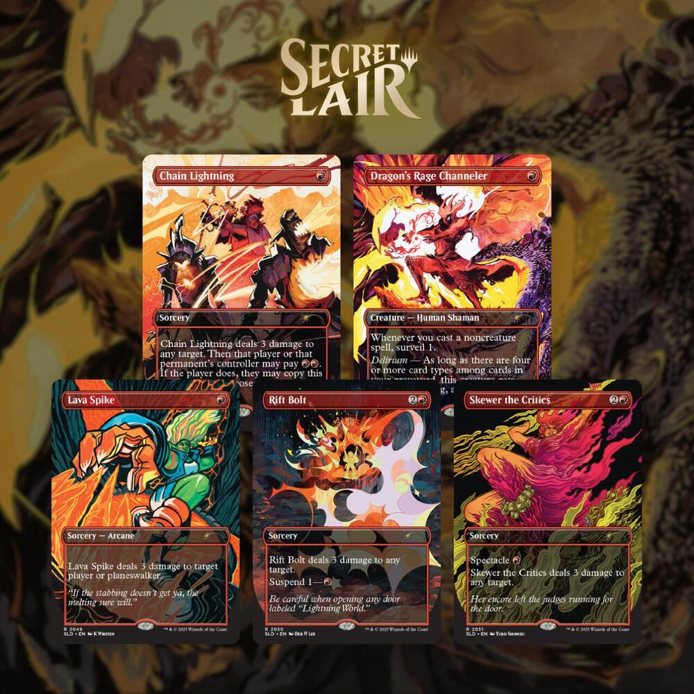 Secret Lair Drop: EVERYTHING IS ON FIRE - Non-Foil Edition card from Secret Lair Drop Series