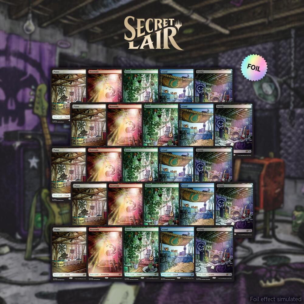 Secret Lair Drop: KEXP: Where the Music Matters - Rainbow Foil Bundle sealed product from Secret Lair Drop Series