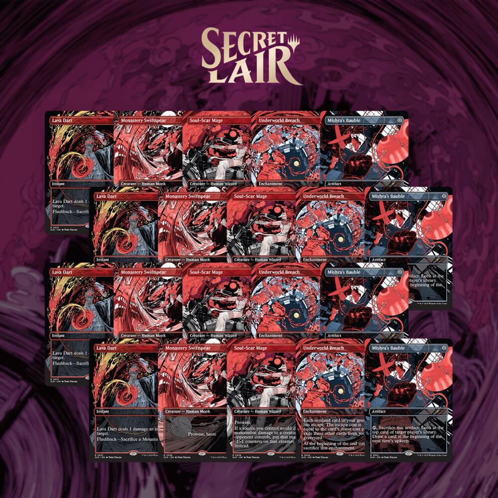 Secret Lair Drop: vroooOOOMMMMMM! - Non-Foil Playset Bundle sealed product from Secret Lair Drop Series