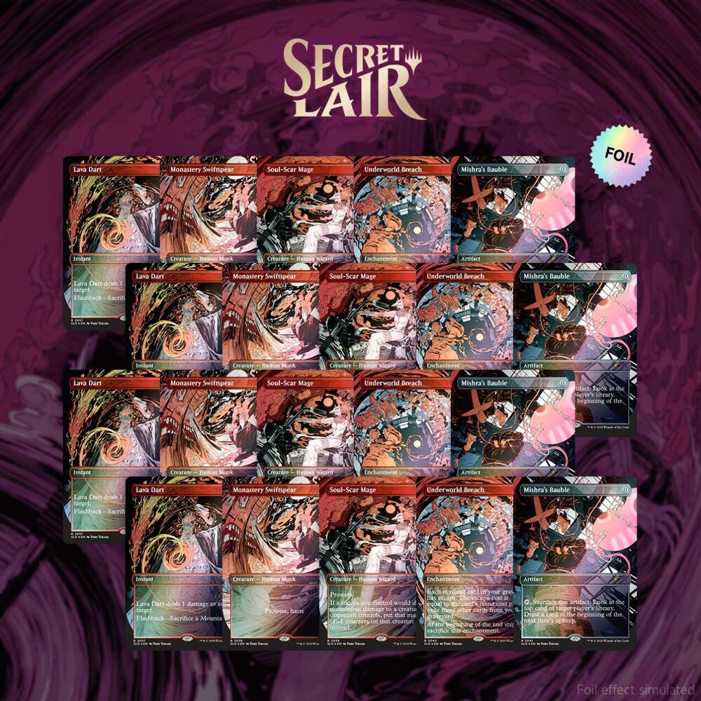 Secret Lair Drop: vroooOOOMMMMMM! - Rainbow Foil Playset Bundle sealed product from Secret Lair Drop Series