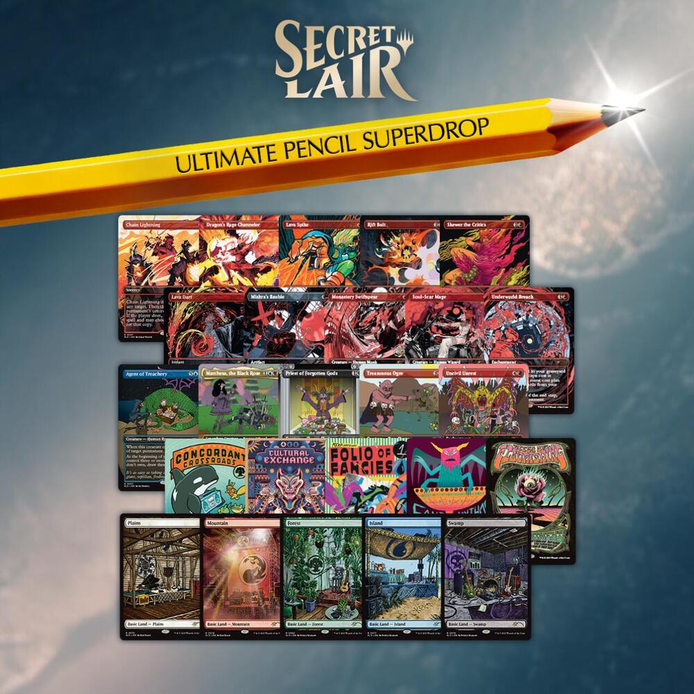 Secret Lair Drop: The Ultimate Pencil - Non-Foil Bundle sealed product from Secret Lair Drop Series