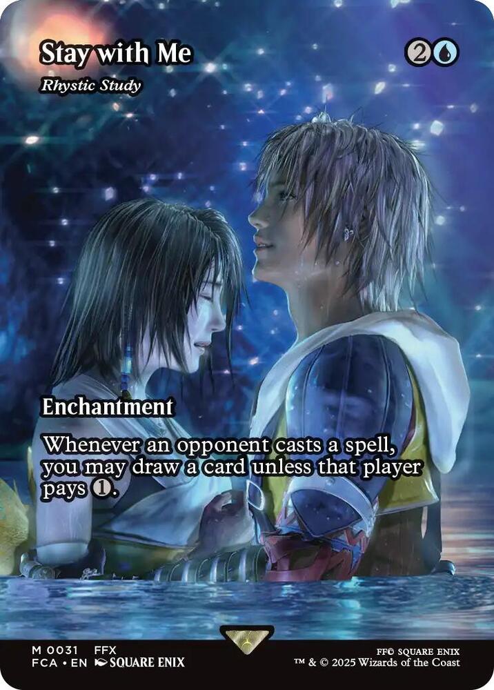 Stay with Me - Rhystic Study (Showcase) 31 card from FINAL FANTASY: Through the Ages