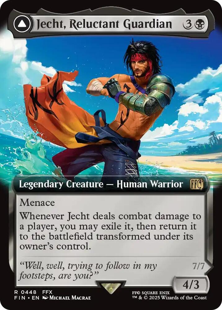 Jecht, Reluctant Guardian (Extended Art) 448 card from FINAL FANTASY