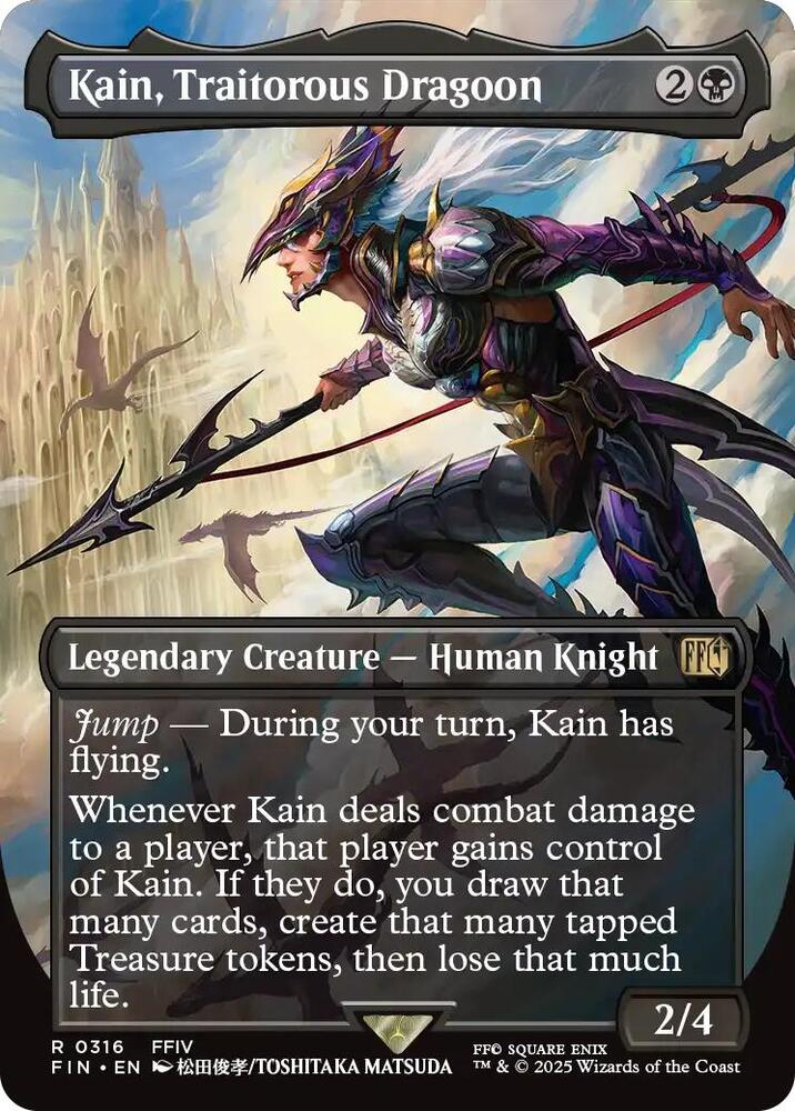 Kain, Traitorous Dragoon (Borderless) 316 card from FINAL FANTASY