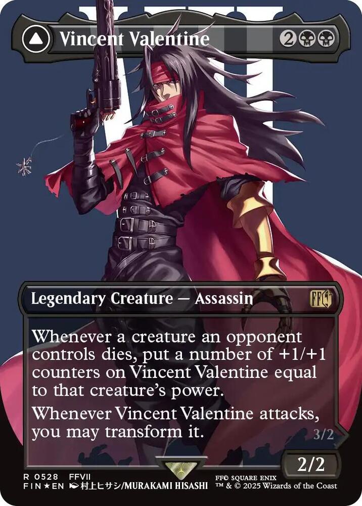 Vincent Valentine (Borderless) (Surge Foil) 528 card from FINAL FANTASY