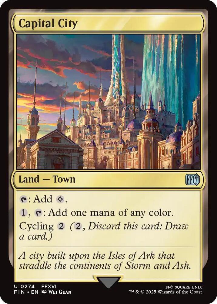 Capital City 274 card from FINAL FANTASY