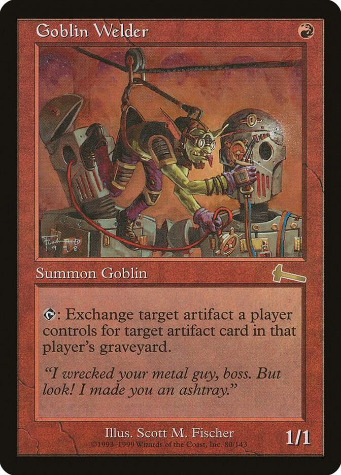 Goblin Welder 80 card from Urza's Legacy