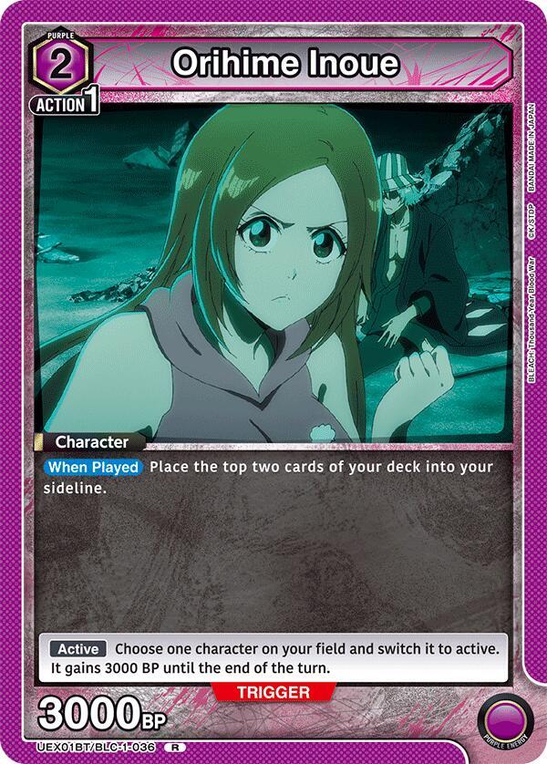 Orihime Inoue UEX01BT/BLC-1-036 card from UEX01BT: BLEACH: Thousand-Year Blood War Vol.2