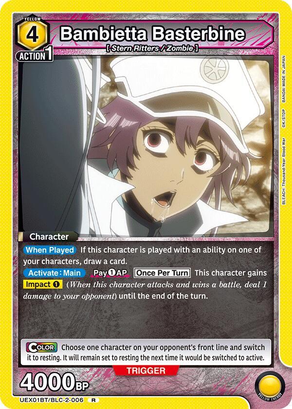 Bambietta Basterbine UEX01BT/BLC-2-006 card from UEX01BT: BLEACH: Thousand-Year Blood War Vol.2