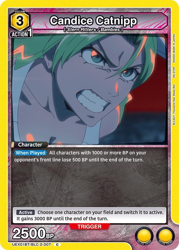 Candice Catnipp UEX01BT/BLC-2-007 card from UEX01BT: BLEACH: Thousand-Year Blood War Vol.2