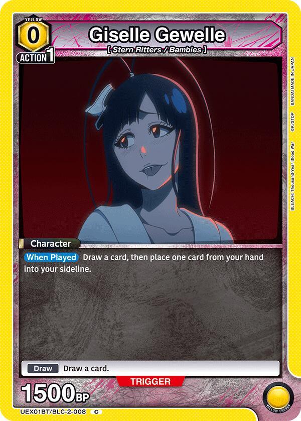 Giselle Gewelle UEX01BT/BLC-2-008 card from UEX01BT: BLEACH: Thousand-Year Blood War Vol.2