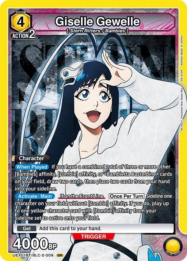Giselle Gewelle UEX01BT/BLC-2-009 card from UEX01BT: BLEACH: Thousand-Year Blood War Vol.2