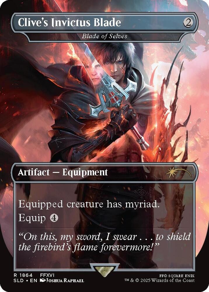Clive's Invictus Blade - Blade of Selves 1864 card from Secret Lair Drop Series