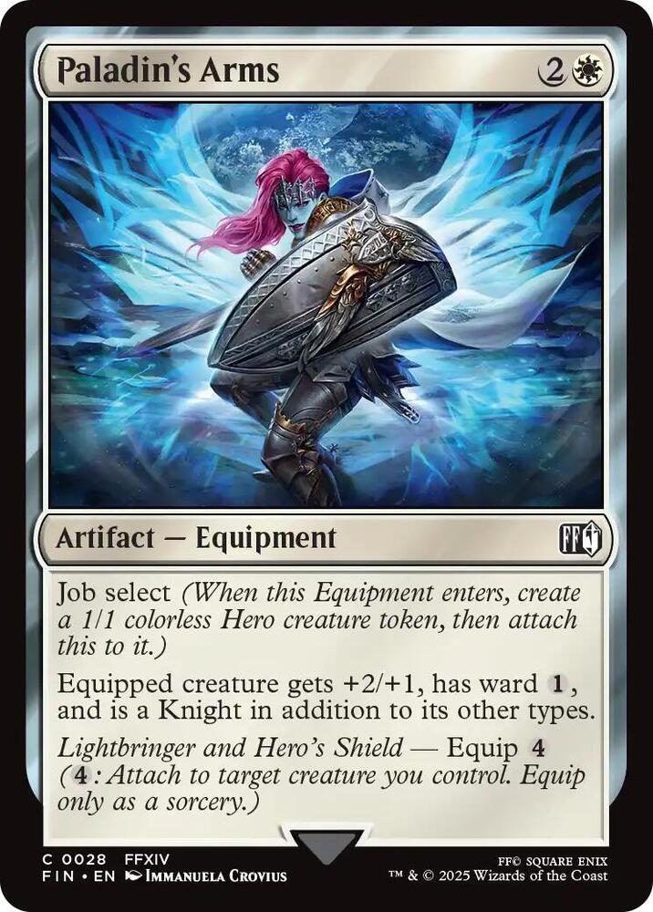Paladin's Arms 28 card from FINAL FANTASY