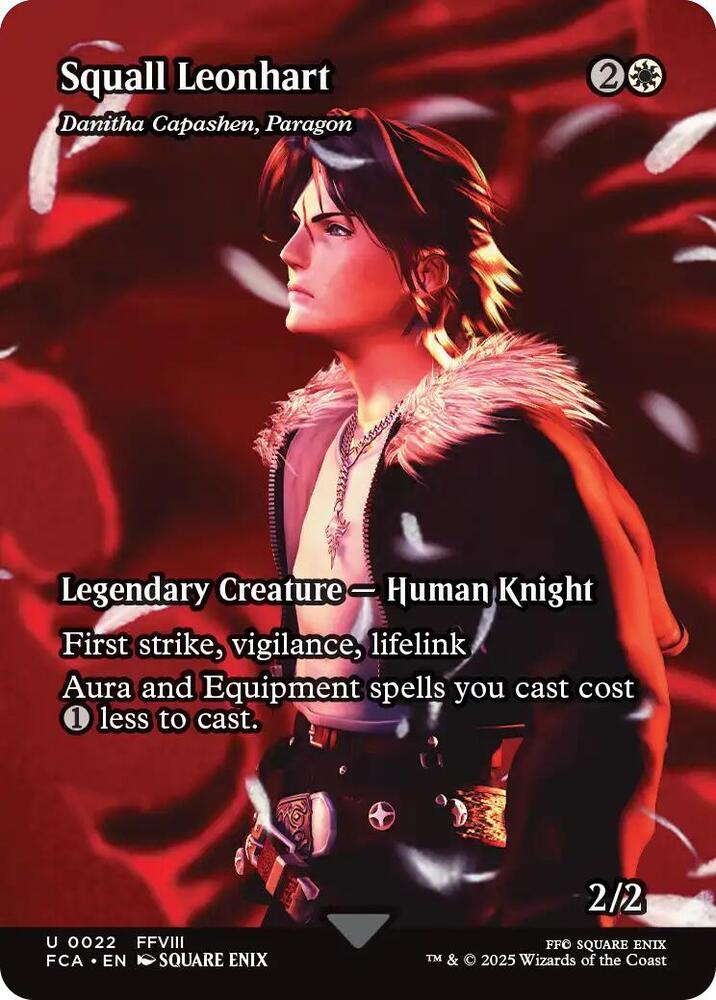 Squall Leonhart - Danitha Capashen, Paragon (Showcase) 22 card from FINAL FANTASY: Through the Ages
