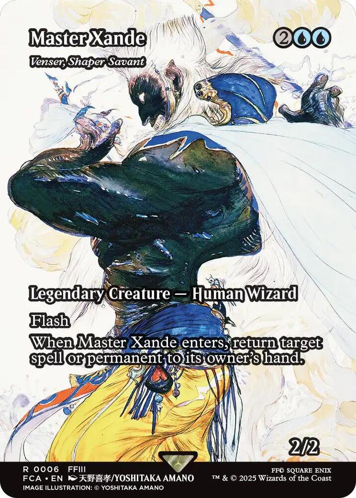 Master Xande - Venser, Shaper Savant (Showcase) 6 card from FINAL FANTASY: Through the Ages