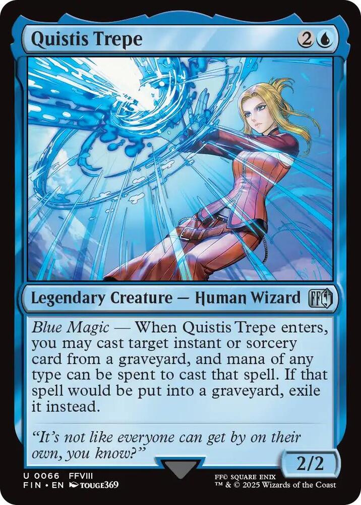 Quistis Trepe 66 card from FINAL FANTASY