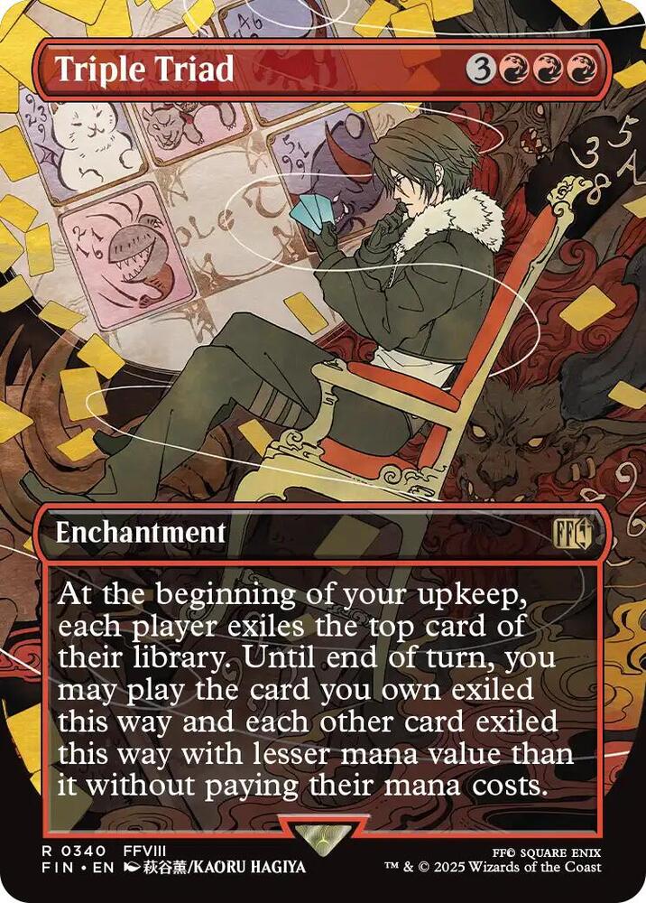 Triple Triad (Borderless) 340 card from FINAL FANTASY