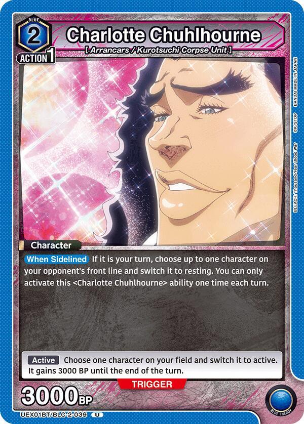 Charlotte Chuhlhourne UEX01BT/BLC-2-039 card from UEX01BT: BLEACH: Thousand-Year Blood War Vol.2