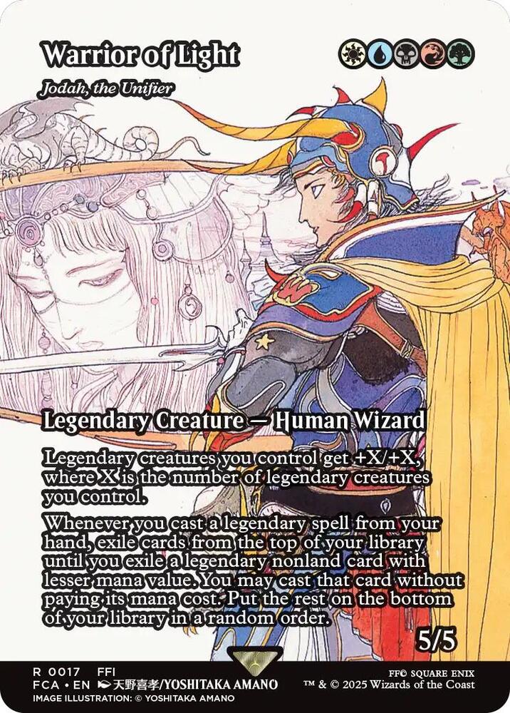 Warrior of Light - Jodah, the Unifier (Showcase) 17 card from FINAL FANTASY: Through the Ages