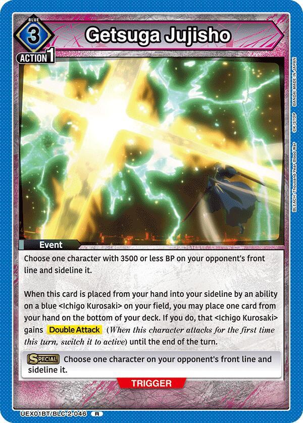 Getsuga Jujisho UEX01BT/BLC-2-046 card from UEX01BT: BLEACH: Thousand-Year Blood War Vol.2