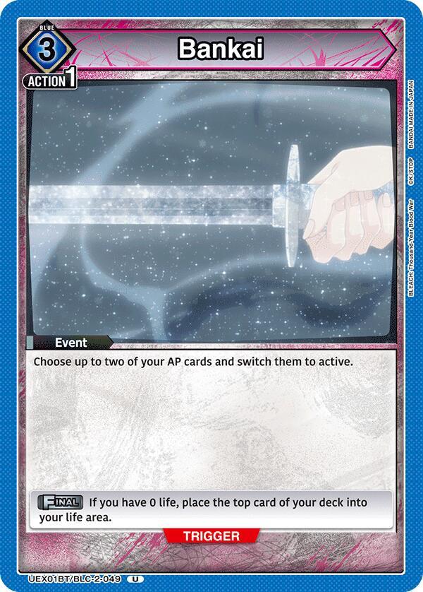Bankai UEX01BT/BLC-2-049 card from UEX01BT: BLEACH: Thousand-Year Blood War Vol.2