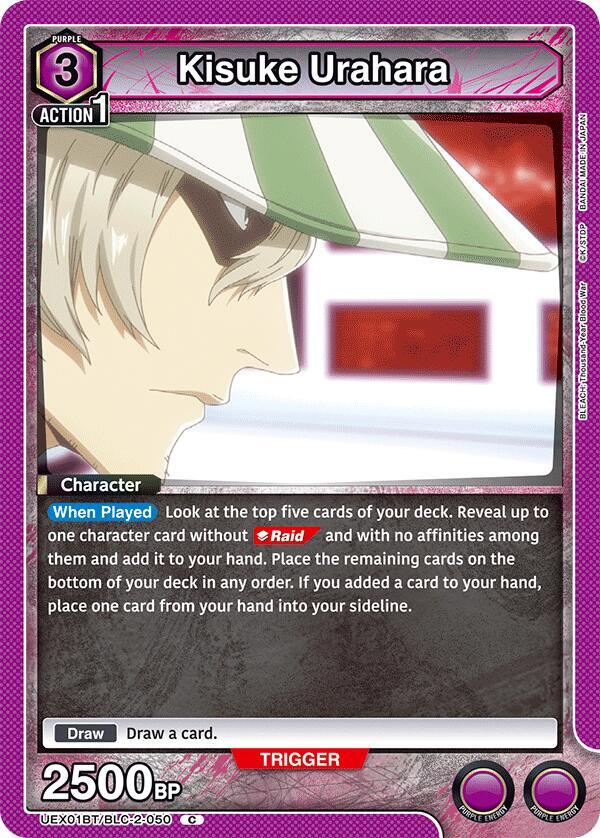 Kisuke Urahara UEX01BT/BLC-2-050 card from UEX01BT: BLEACH: Thousand-Year Blood War Vol.2