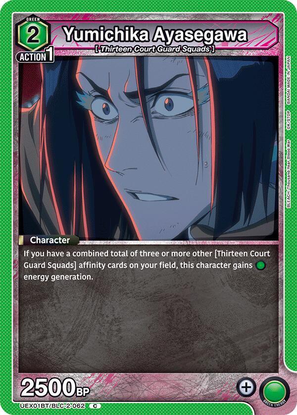 Yumichika Ayasegawa UEX01BT/BLC-2-062 card from UEX01BT: BLEACH: Thousand-Year Blood War Vol.2